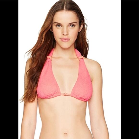 HOBIE neon splash string bikini top. NWT - Picture 6 of 6